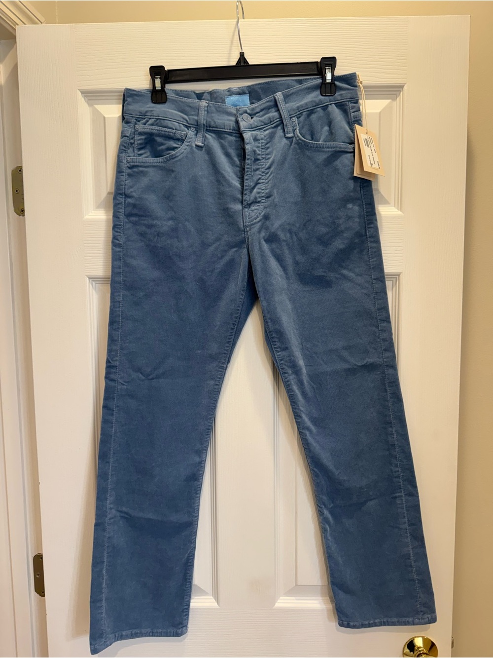 NWT MOTHER Lil Hiker Hover Blue Shadow